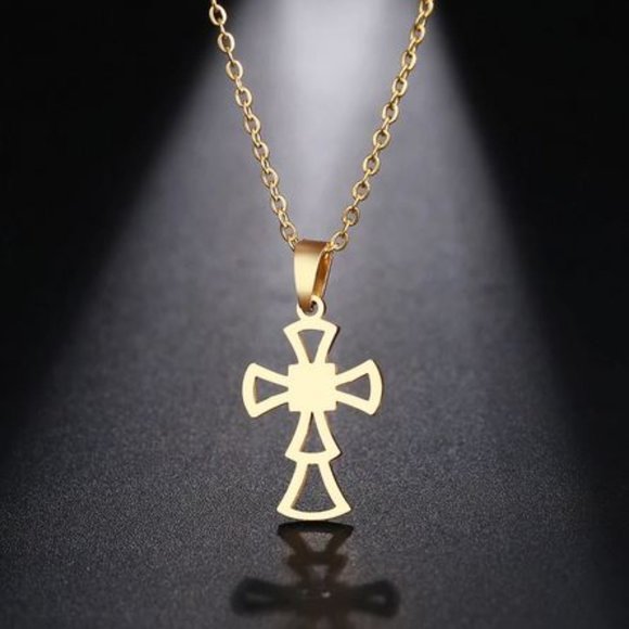 Religious Cross Necklace - Picture 1 of 2
